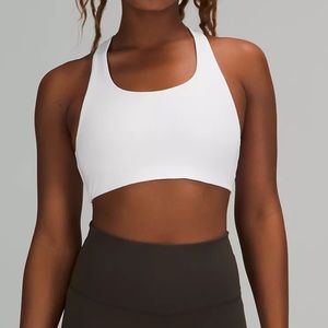 NWT Lululemon Invigorate Bra White